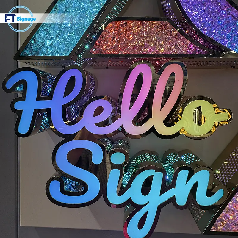 LED front-lit letters