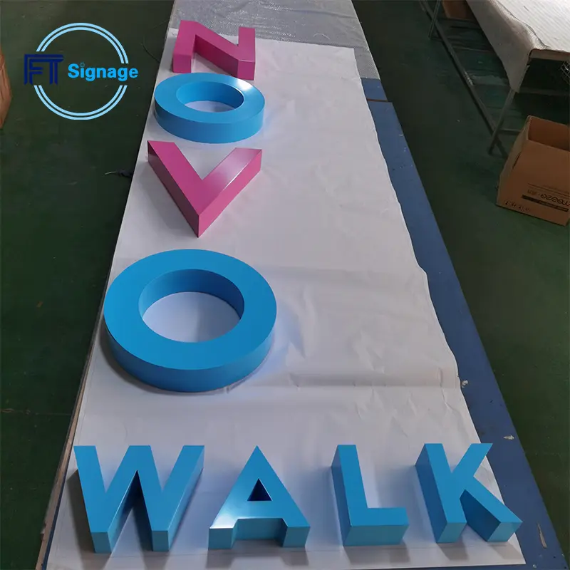 LED front-lit letters