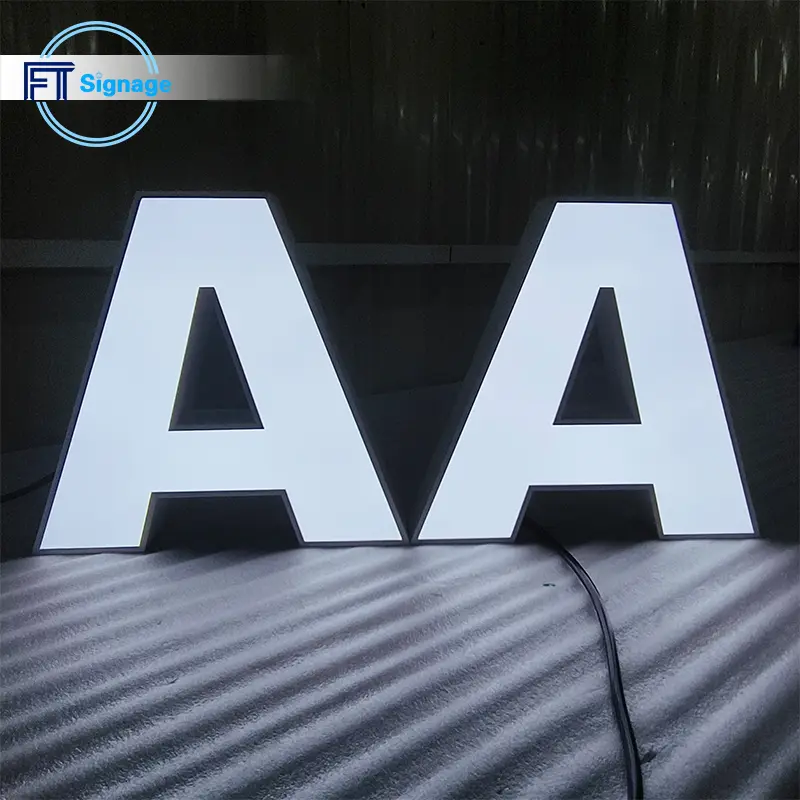 LED front-lit letters - 6