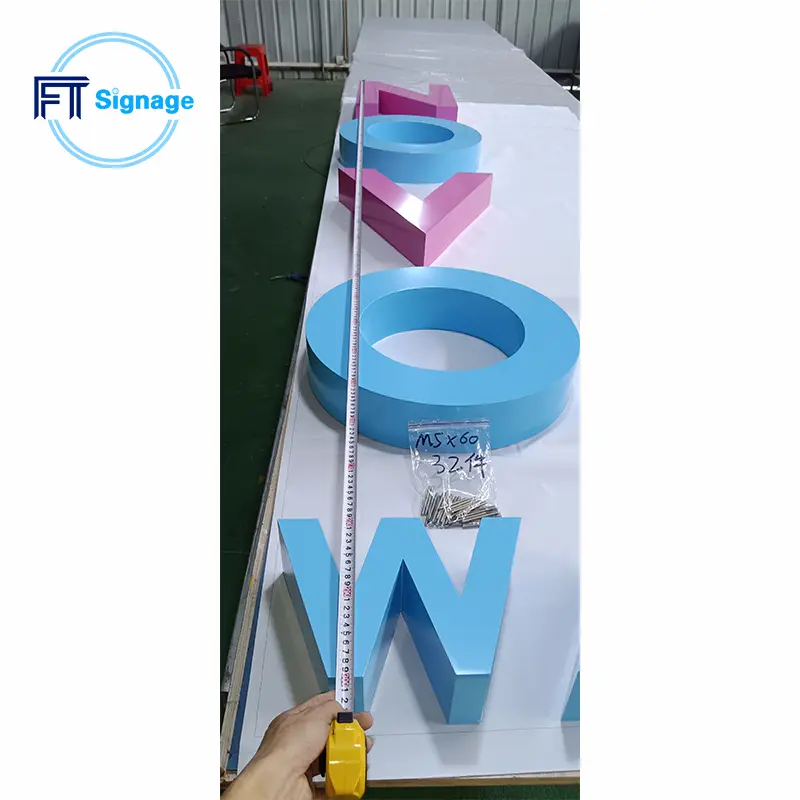 LED front-lit letters - 6