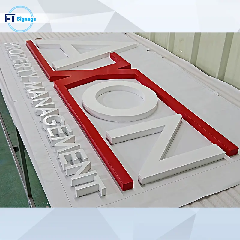 Non-illuminated 3D Letters - 4