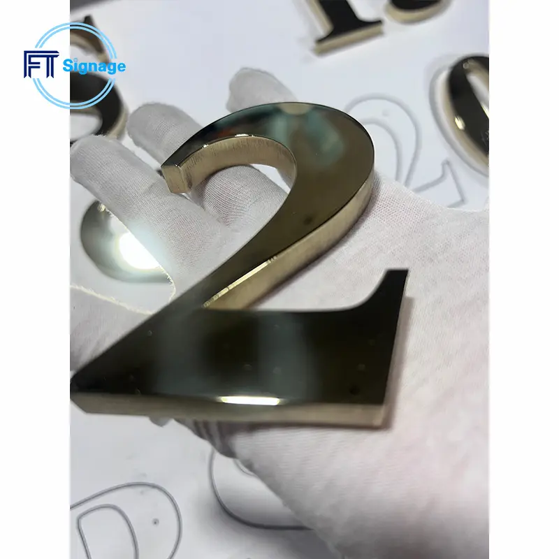 Non-illuminated 3D Letters - 4
