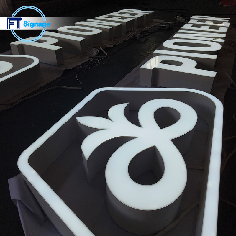 LED front-lit letters - 2