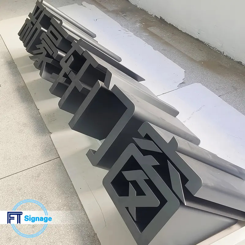 Non-illuminated 3D Letters - 5