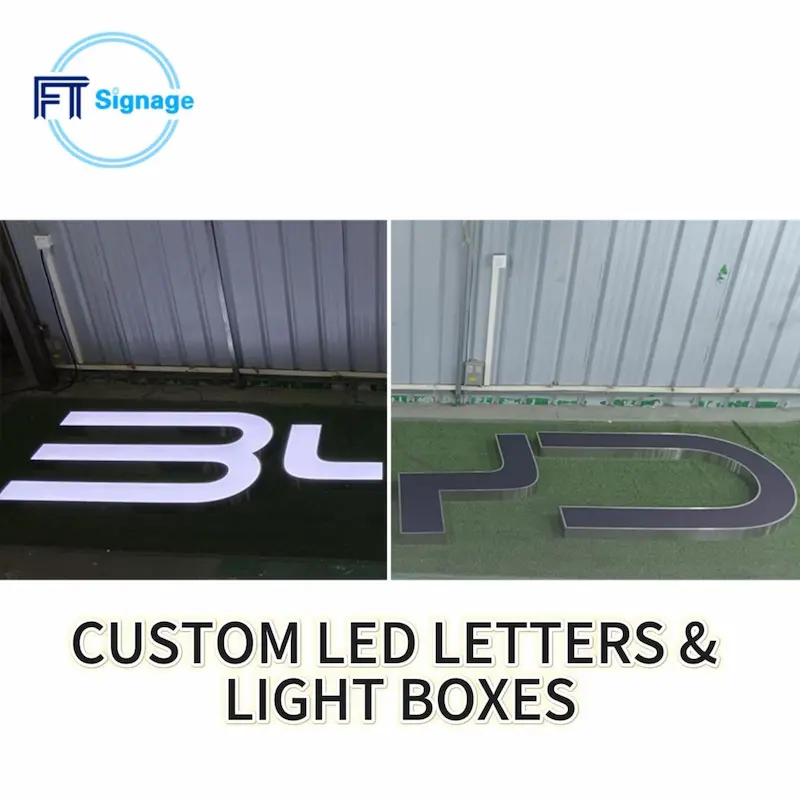 LED front-lit letters - 8