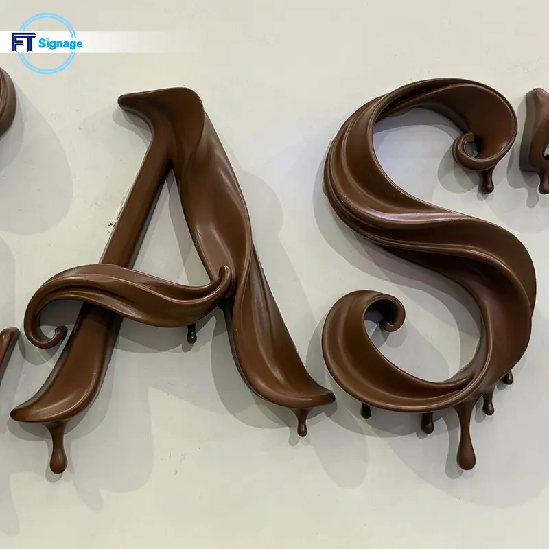 Non-illuminated 3D Letters - 2