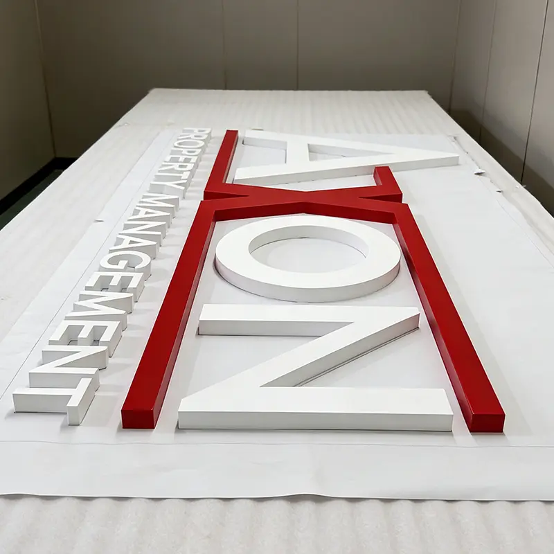 Non-illuminated 3D Letters - 2