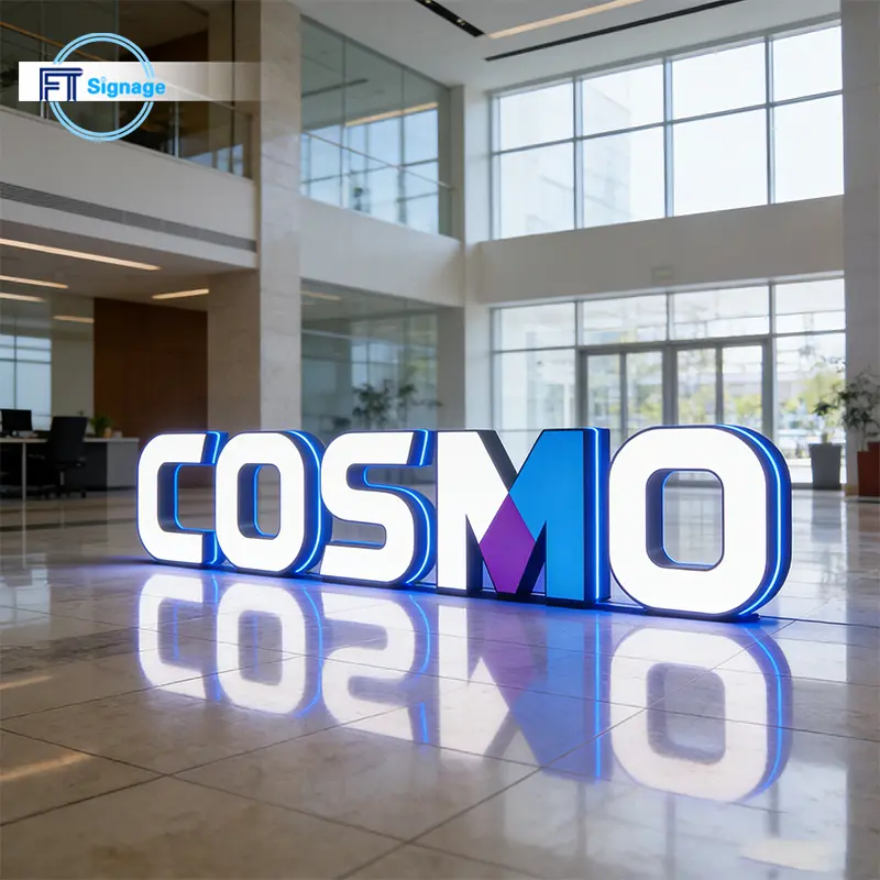 LED front-lit letters