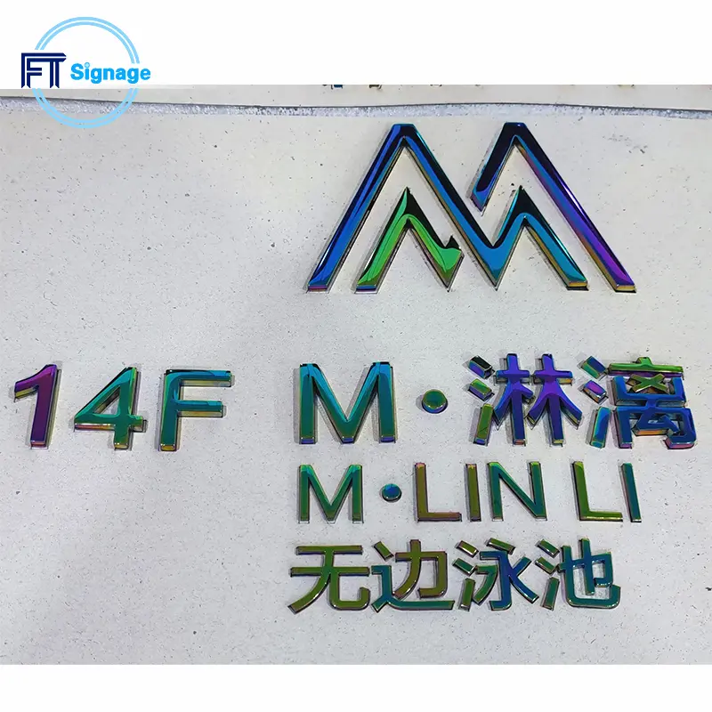 Non-illuminated 3D Letters - 4