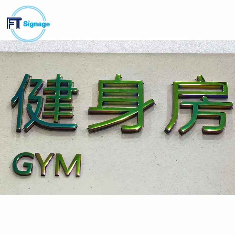 Non-illuminated 3D Letters - 5