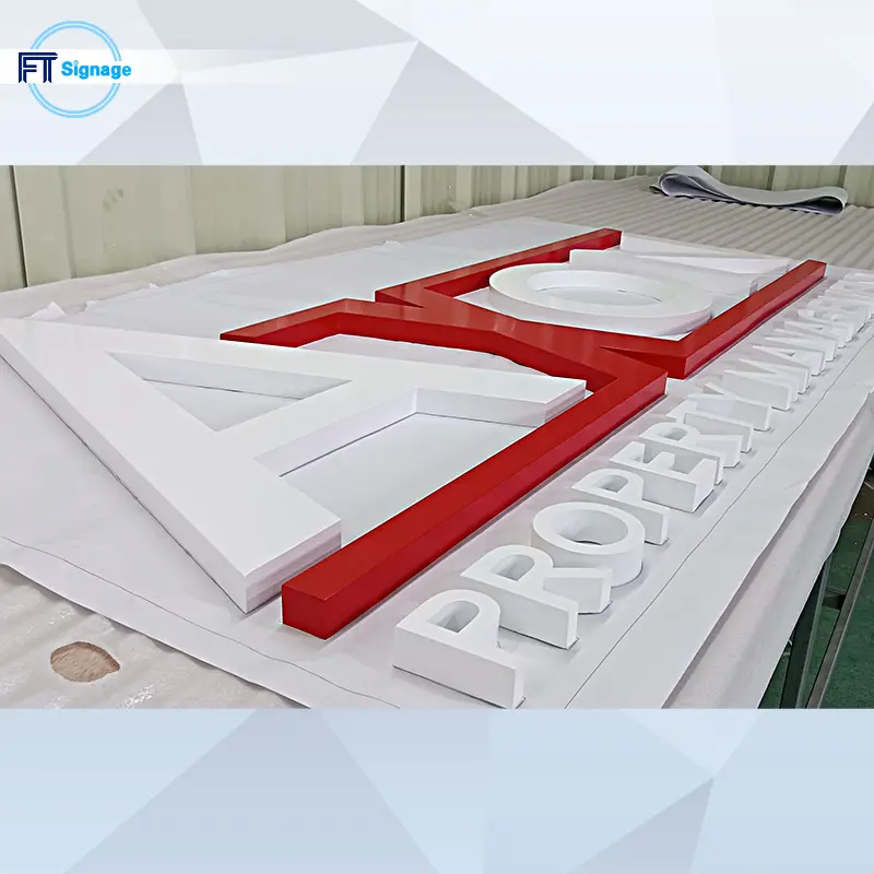 Non-illuminated 3D Letters - 5