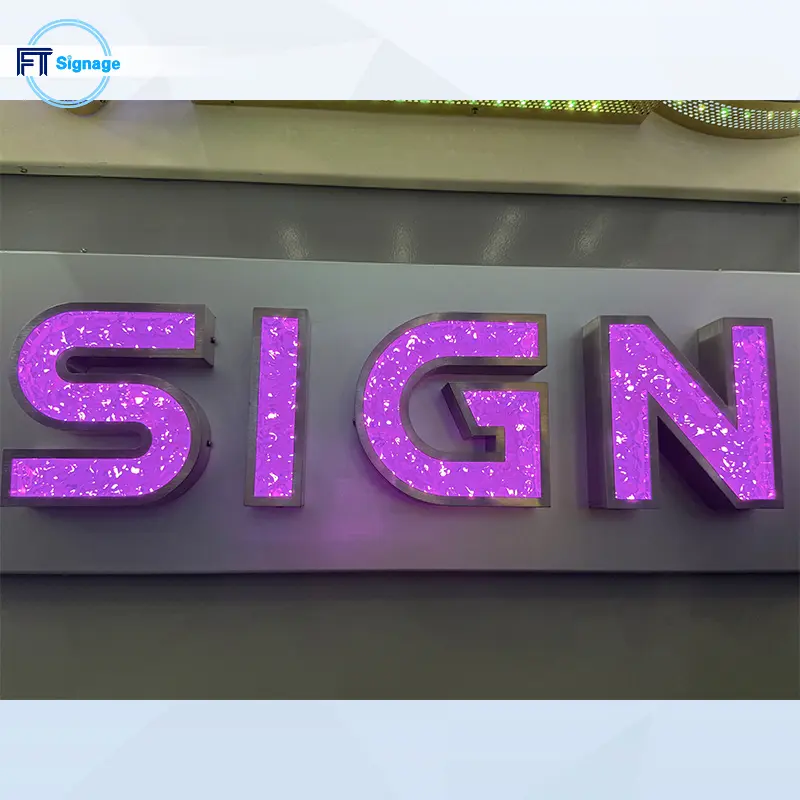 LED front-lit letters
