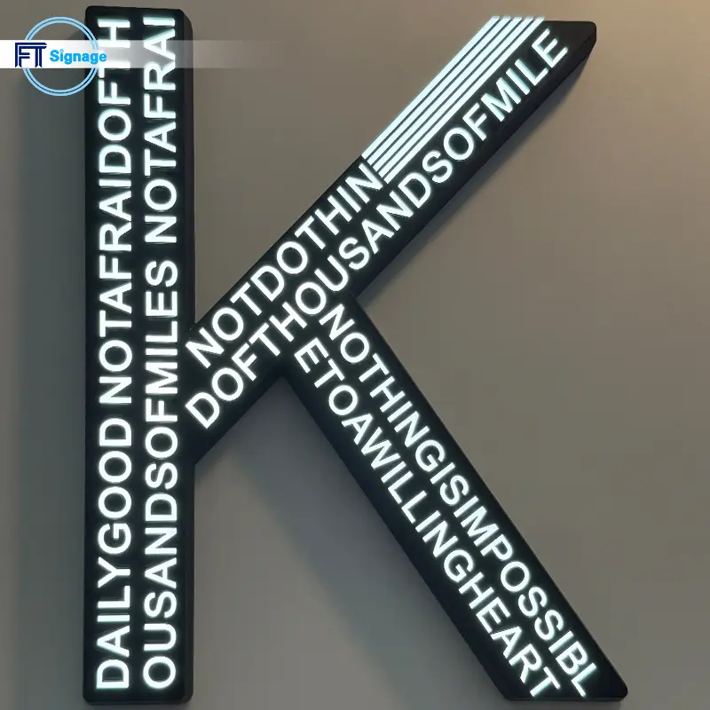 LED front-lit letters - 4