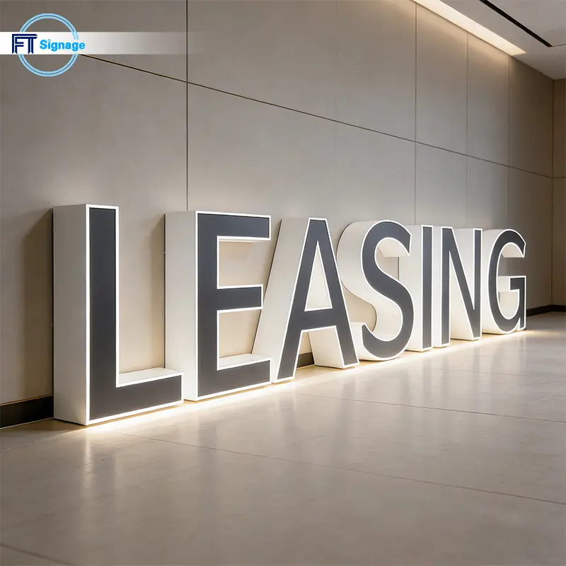 LED front-lit letters