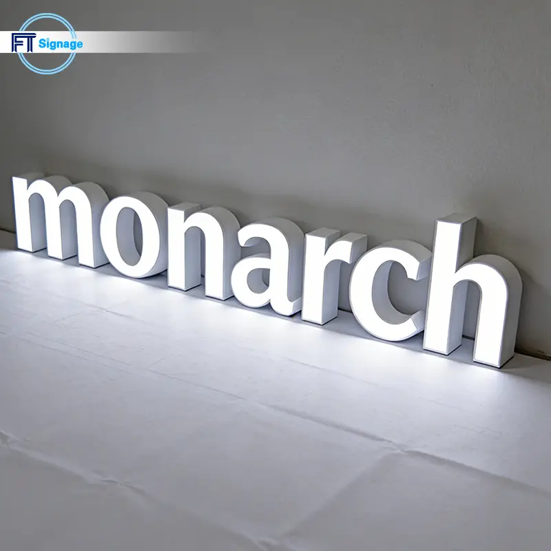 LED front-lit letters