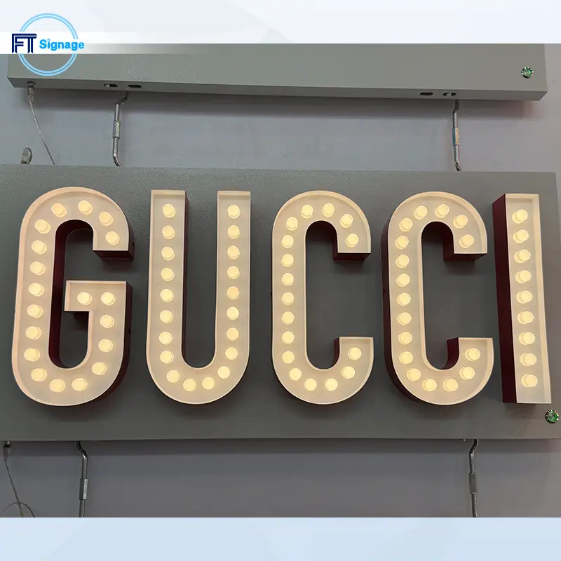 LED front-lit letters