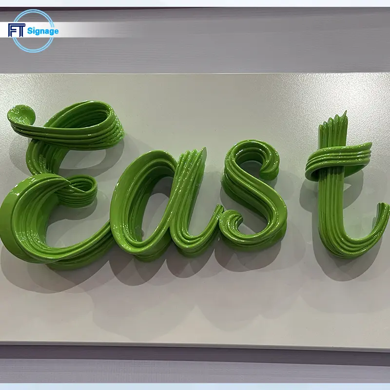 Non-illuminated 3D Letters - 4