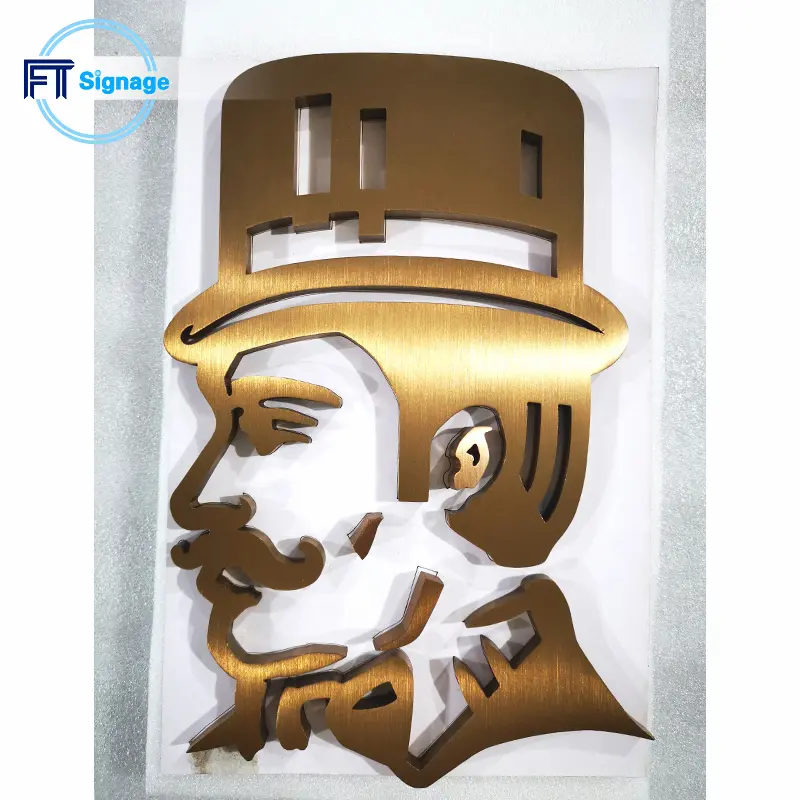 Non-illuminated 3D Letters