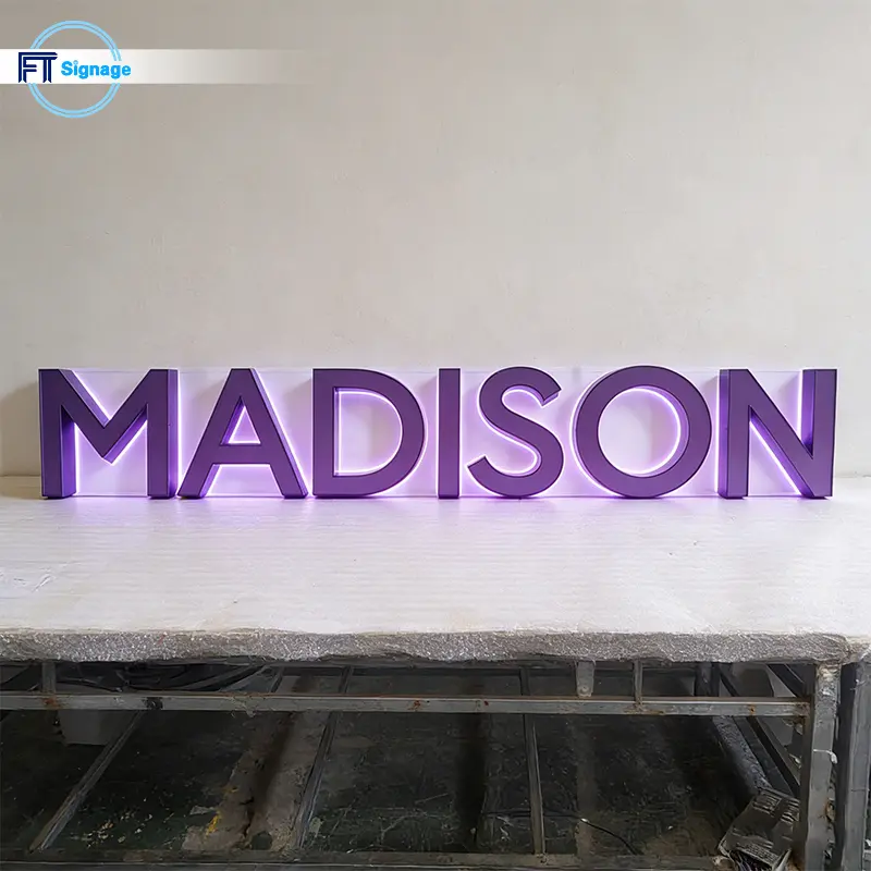 LED front-lit letters - 5