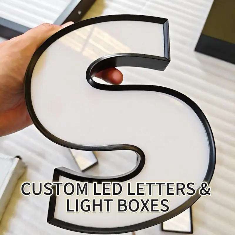 LED front-lit letters - 8