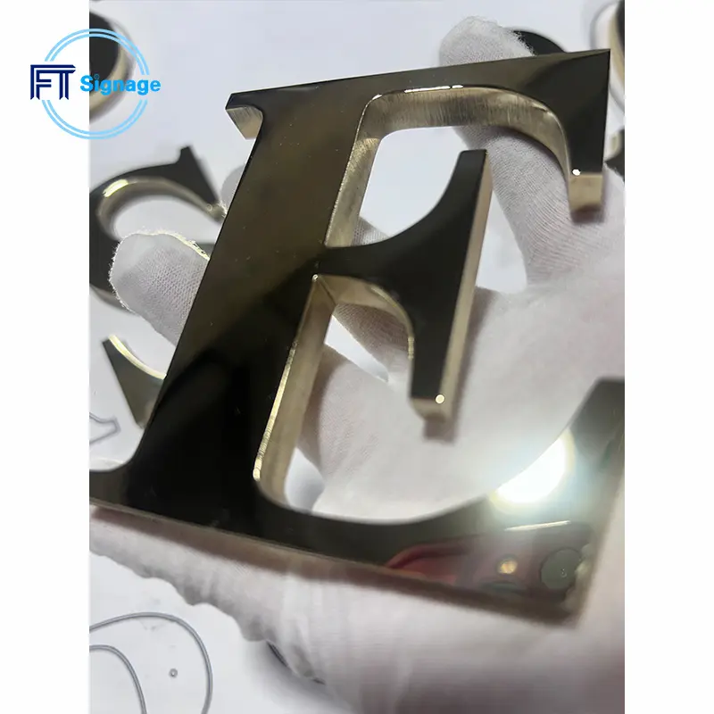 Non-illuminated 3D Letters - 2