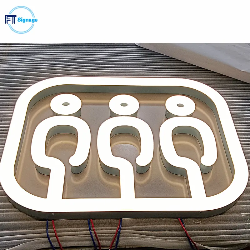 LED front-lit letters