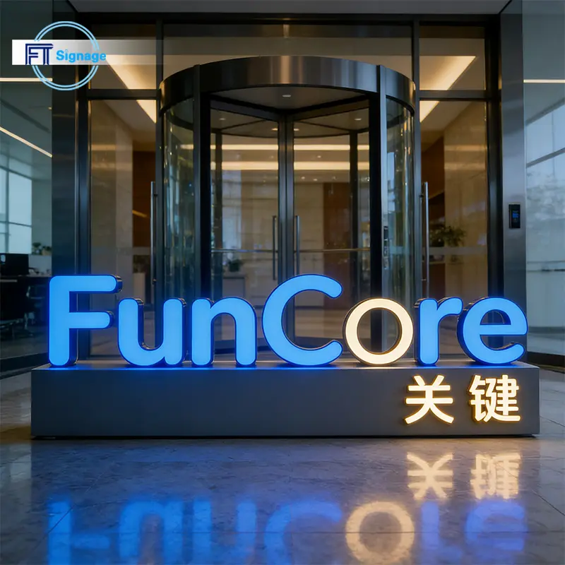 LED front-lit letters