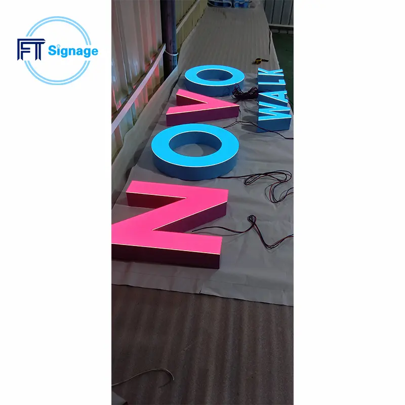 LED front-lit letters - 4