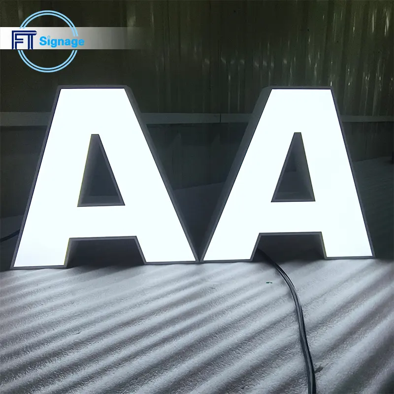 LED front-lit letters