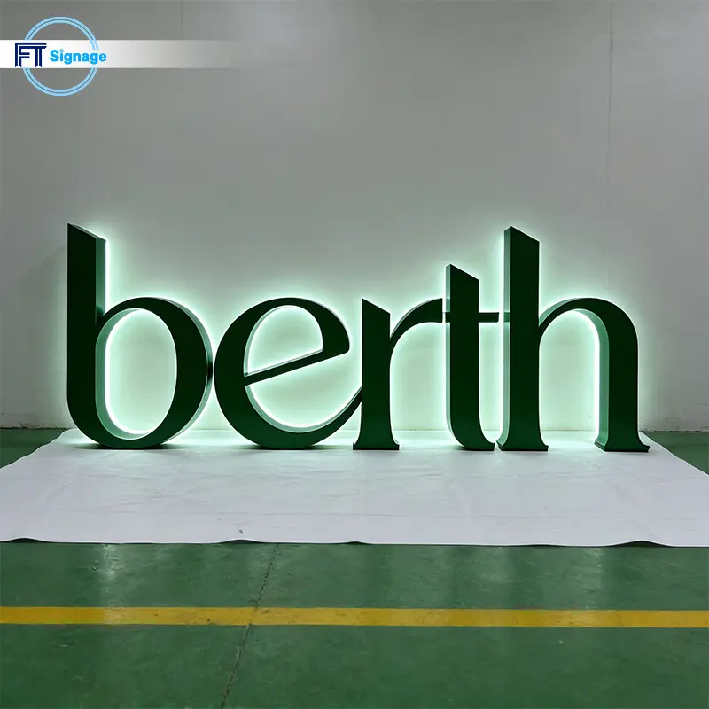 LED front-lit letters