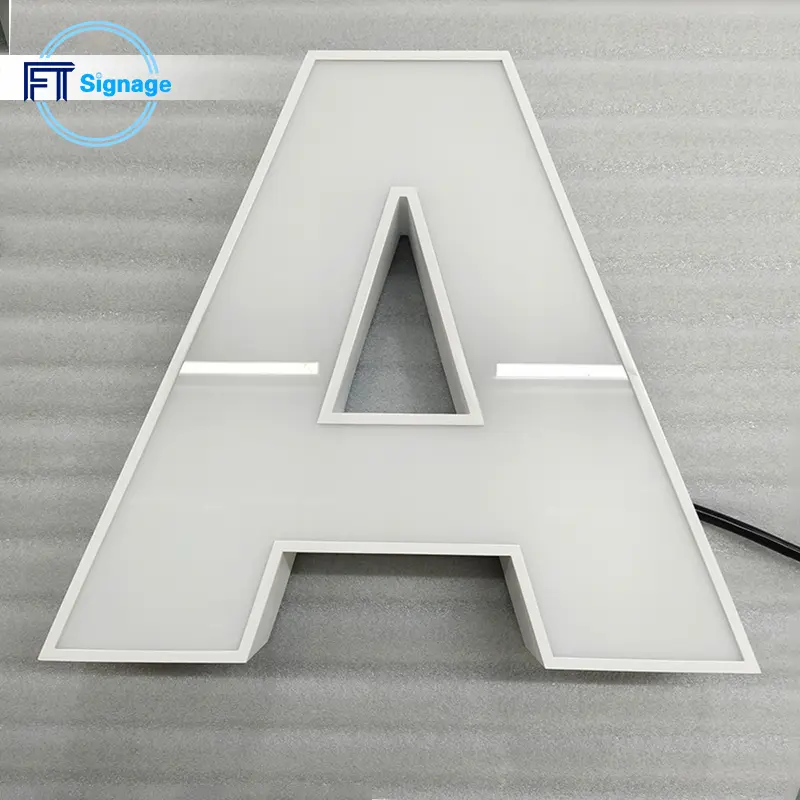 LED front-lit letters - 6