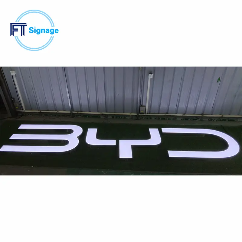 LED front-lit letters