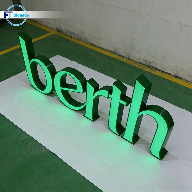 LED front-lit letters - 6