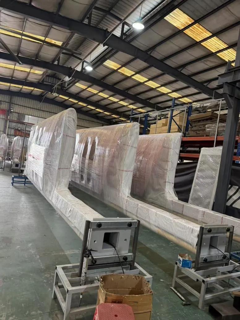 Signage components prepared for finishing